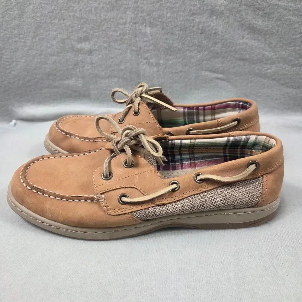 White-mountain Men's Tan and Brown Boat-shoes